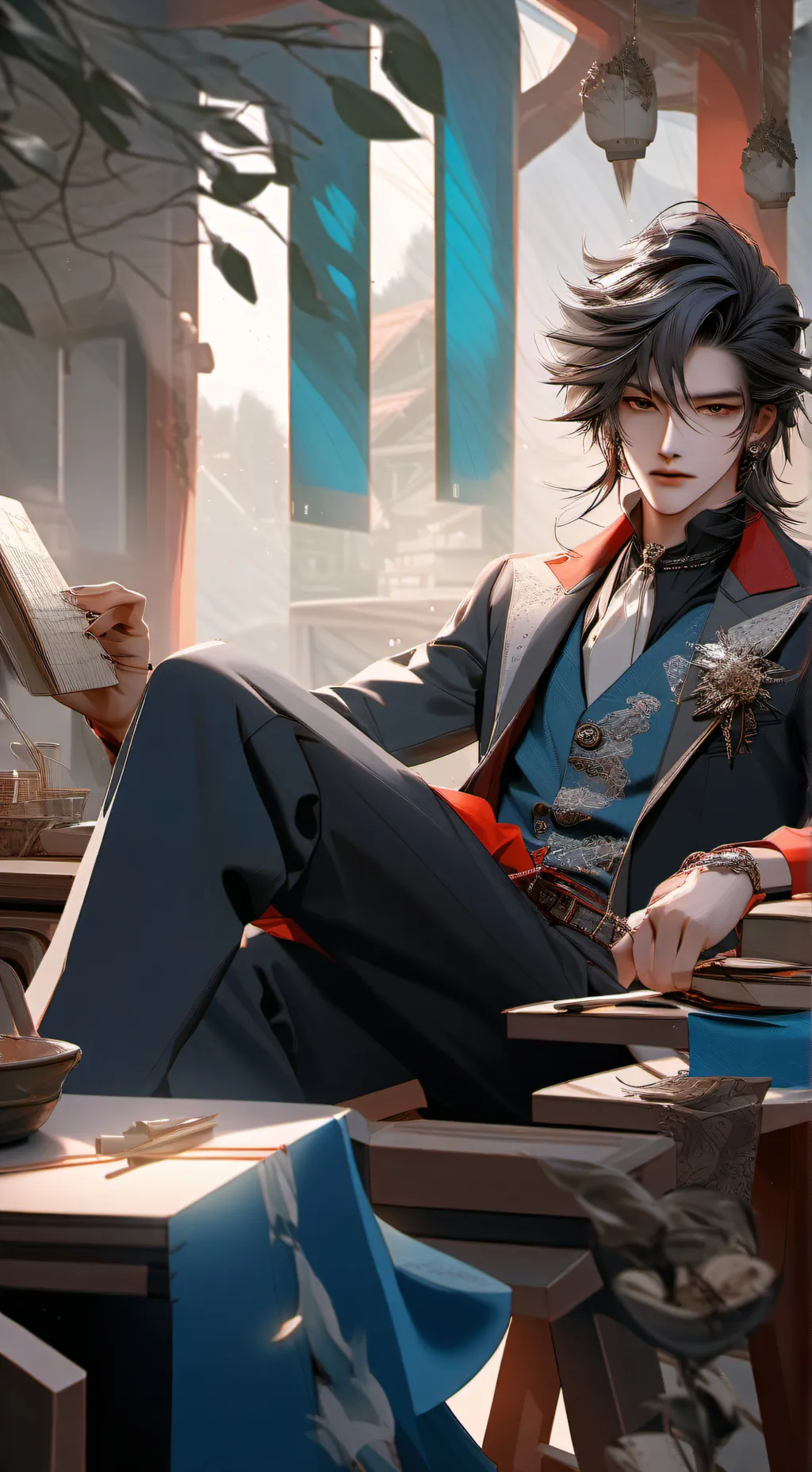 ai character: Luis  background