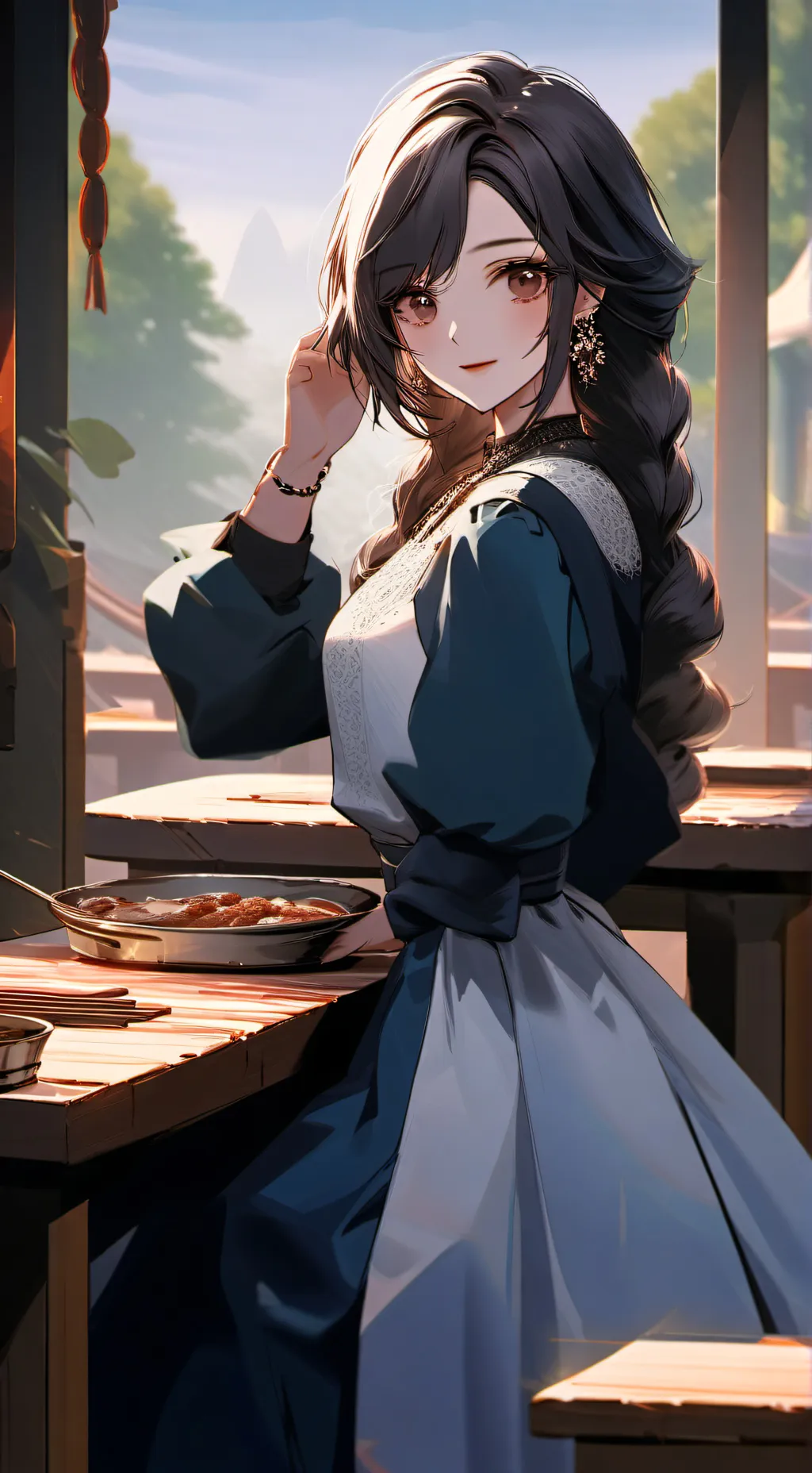 ai character: principal  background