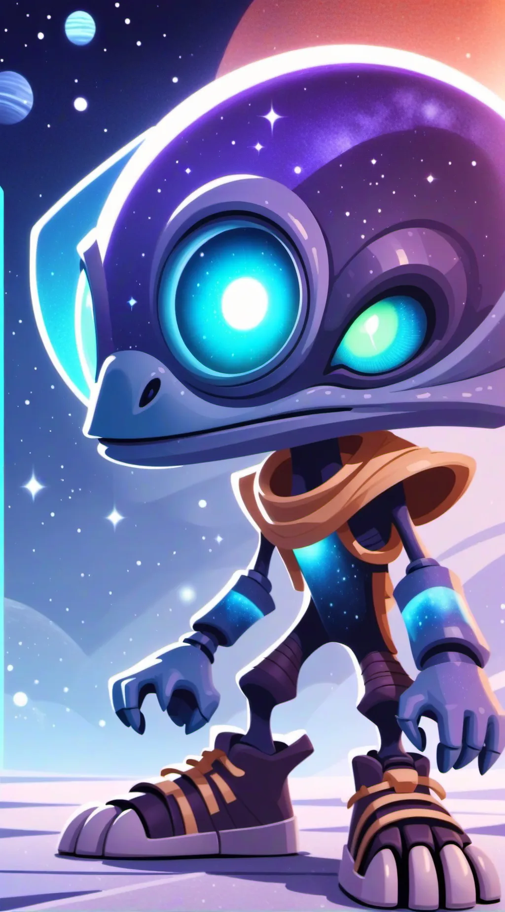 ai character: alien maximo background