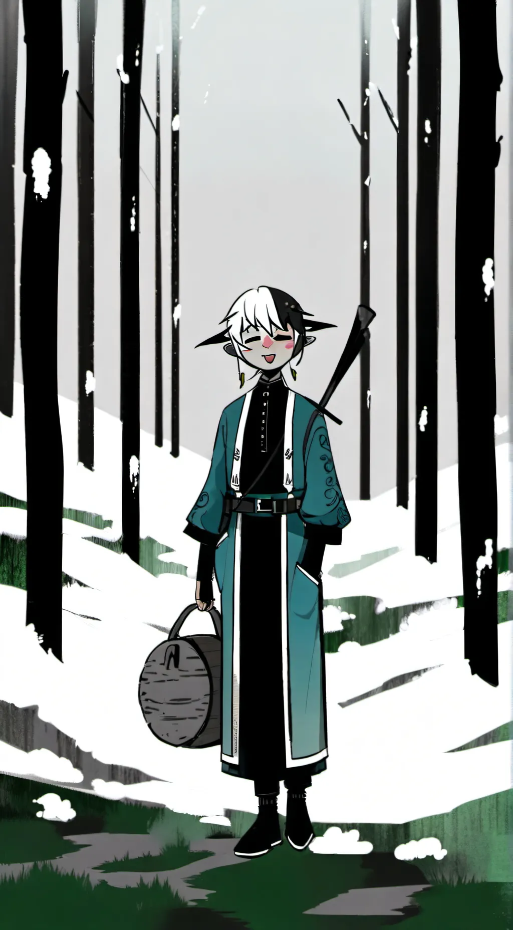 ai character: HH infection background