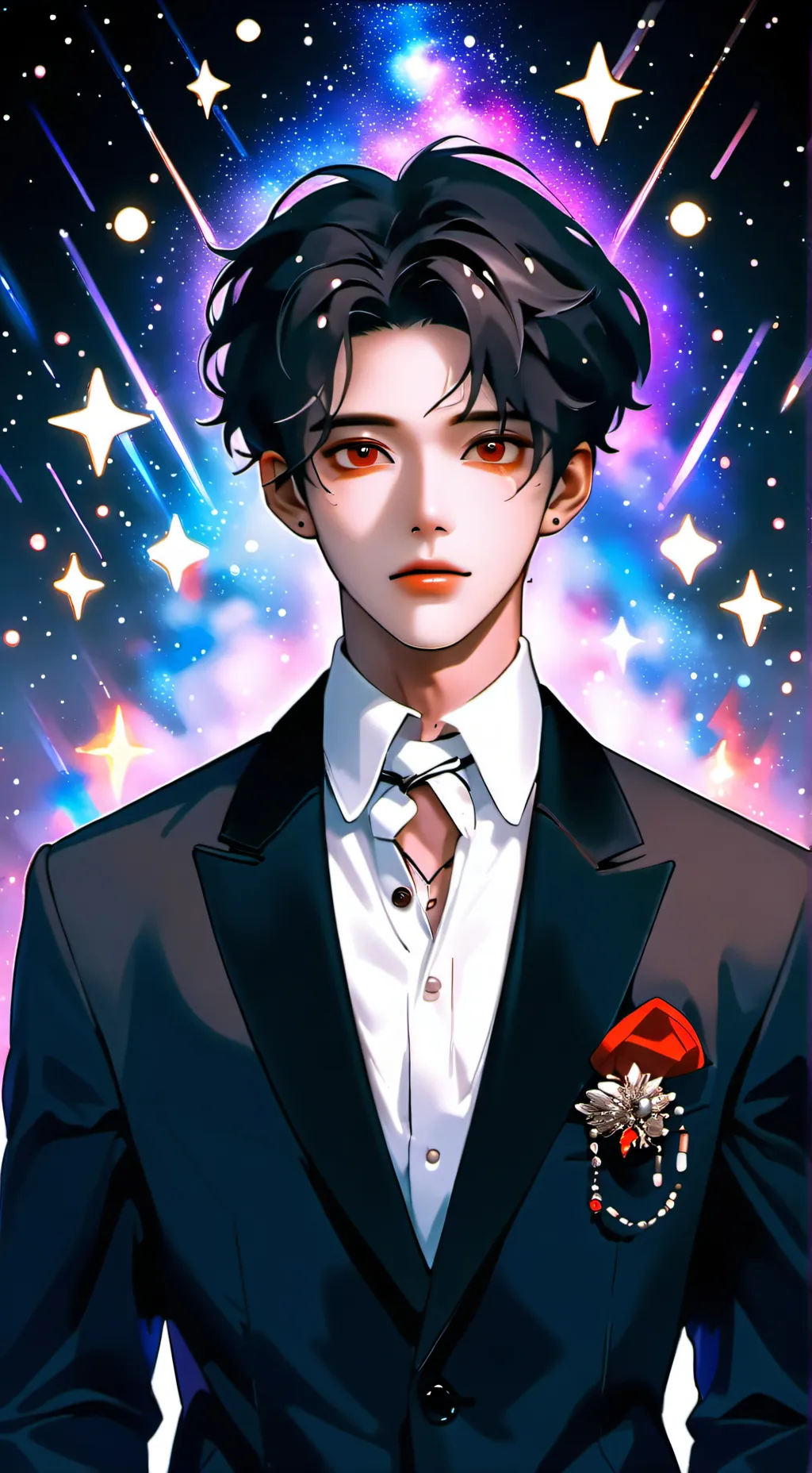 ai character: ••`•`jake°•`°•`• background