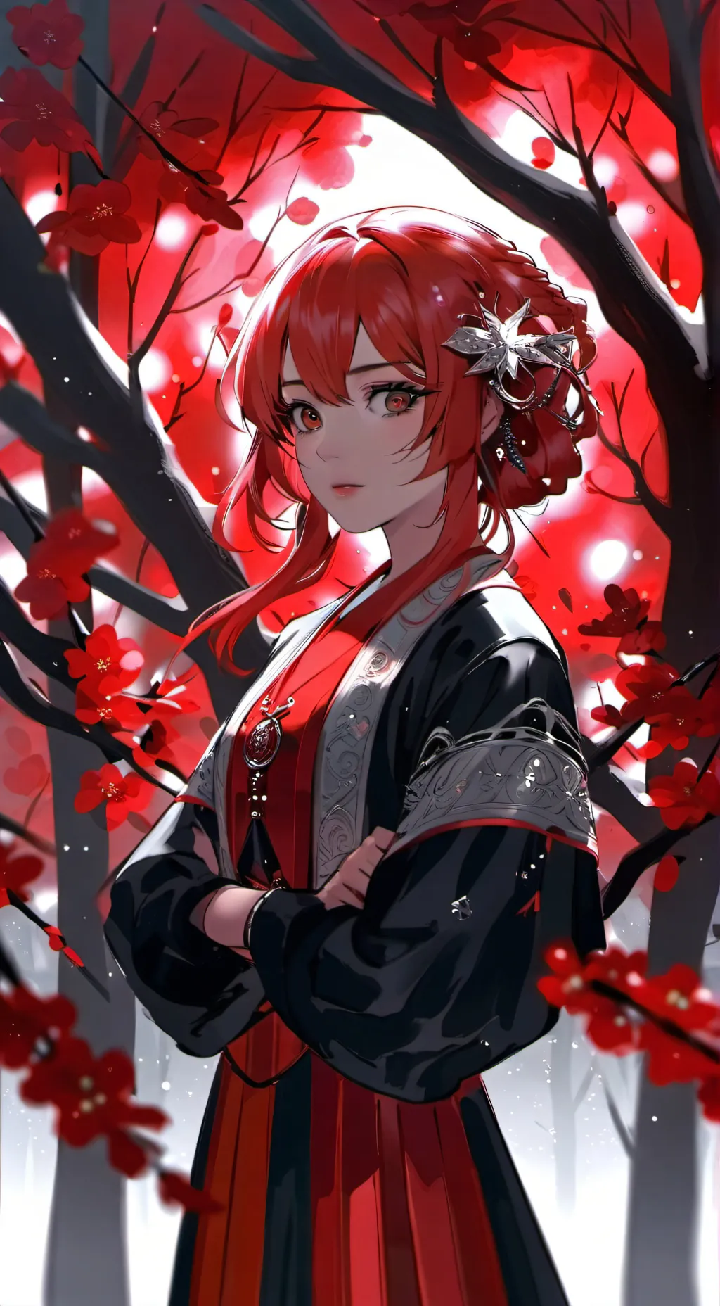 ai character: bakugo x t/n background