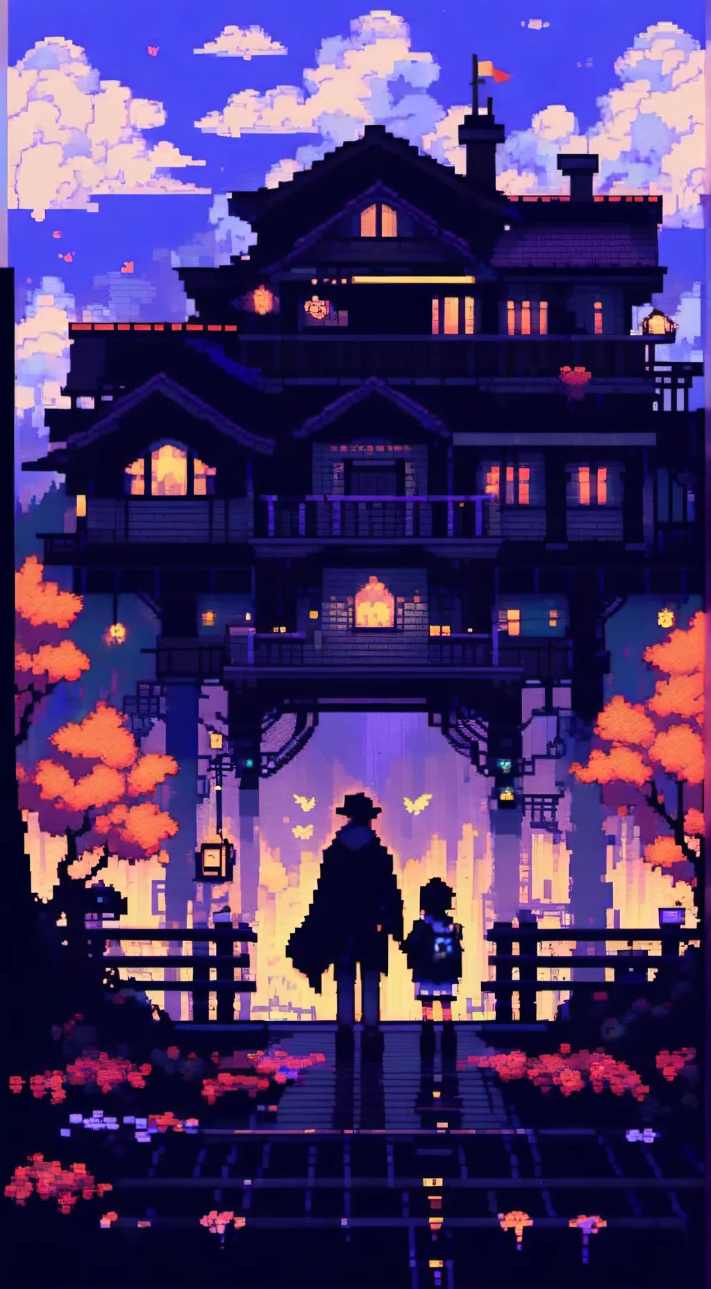 ai character: Ben and Holly LH background