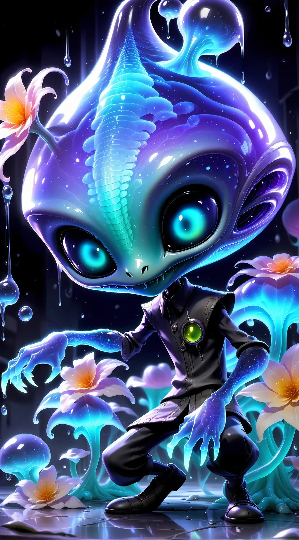 ai character: Blorp background