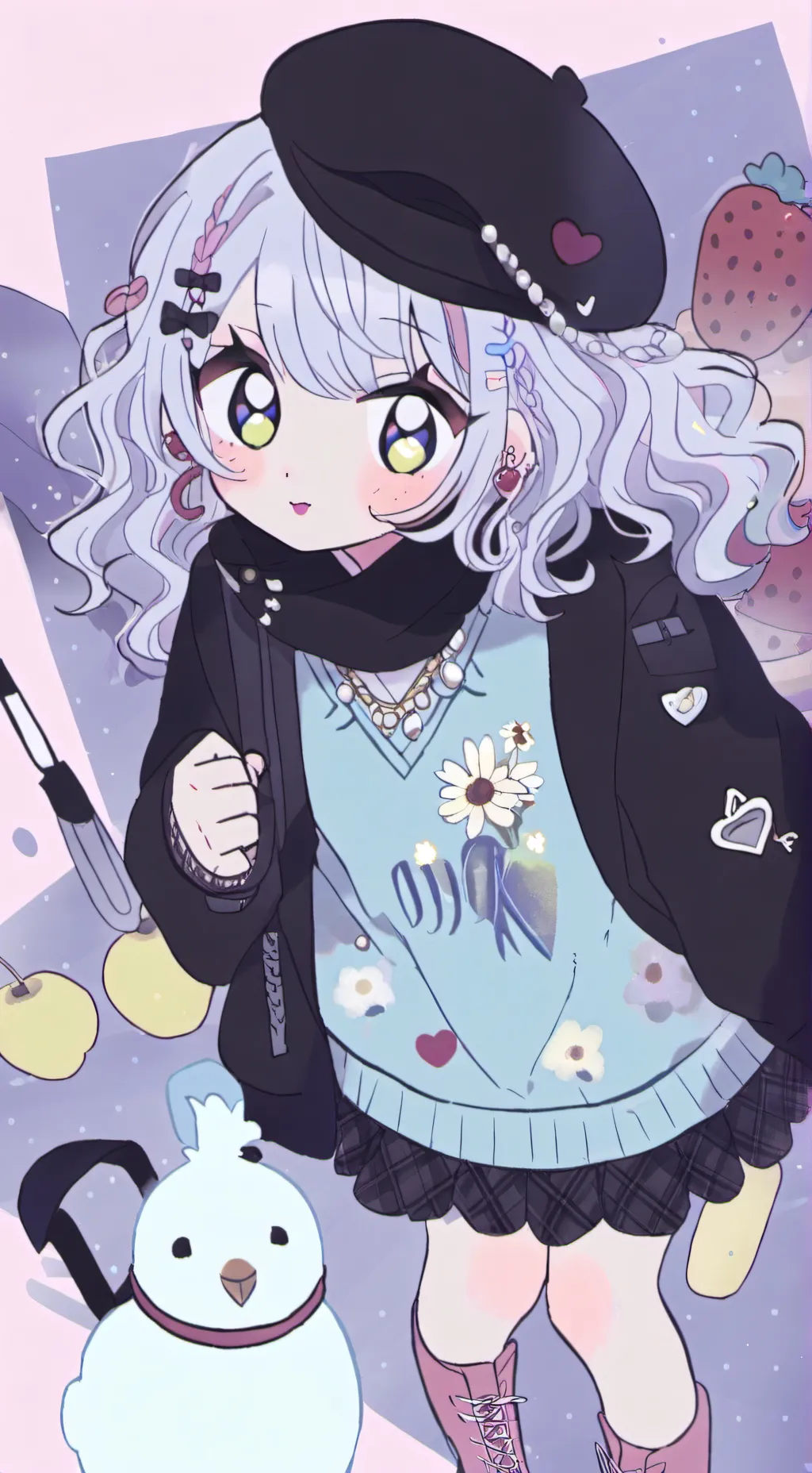 ai character: chica asesina background