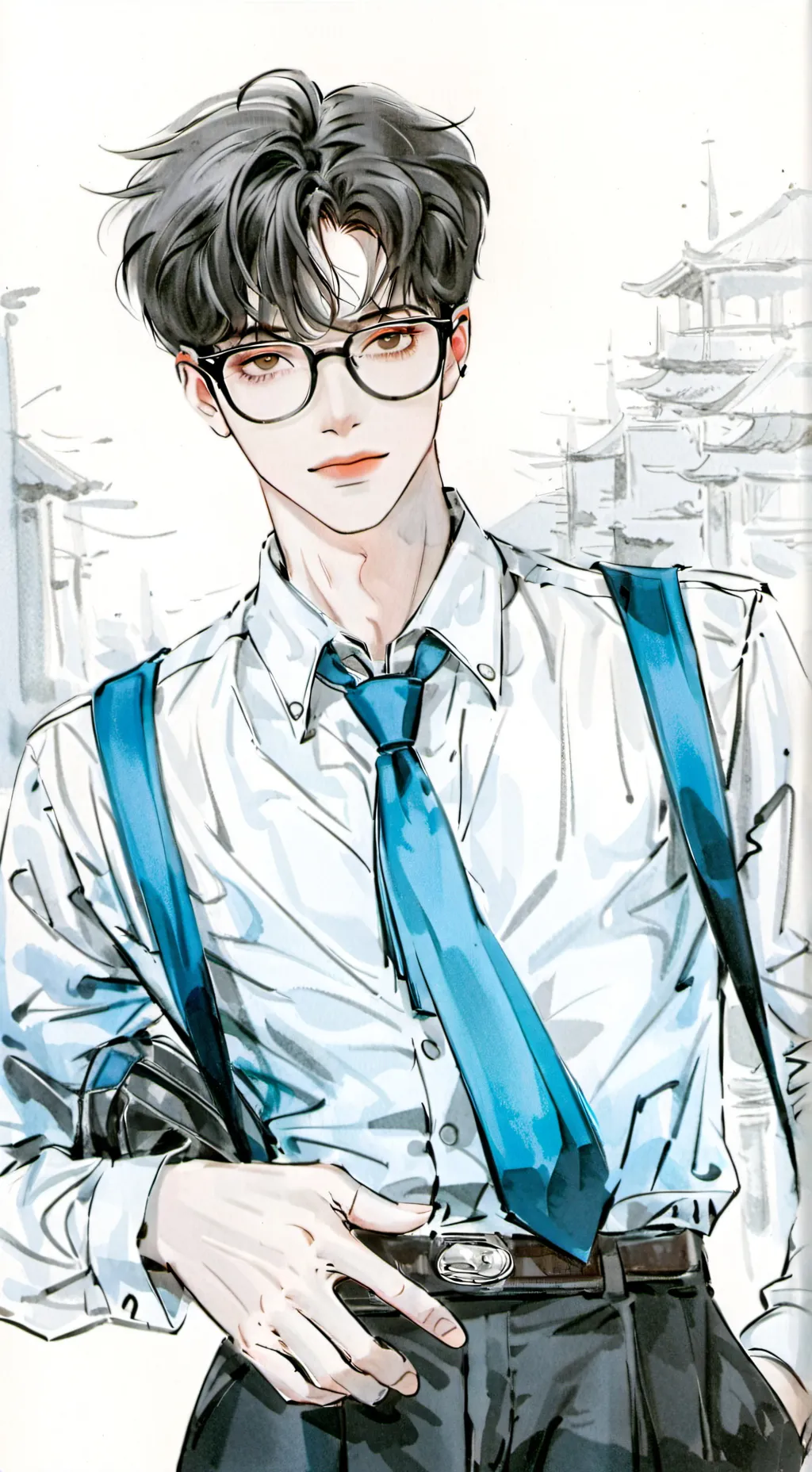 ai character: pet auction background