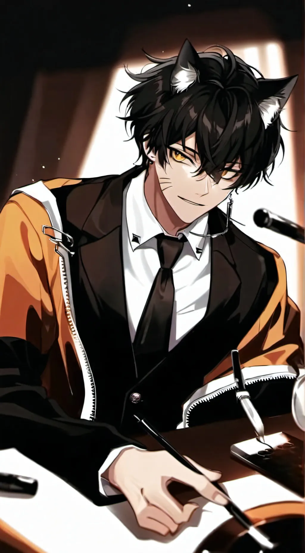 ai character: Oliver background