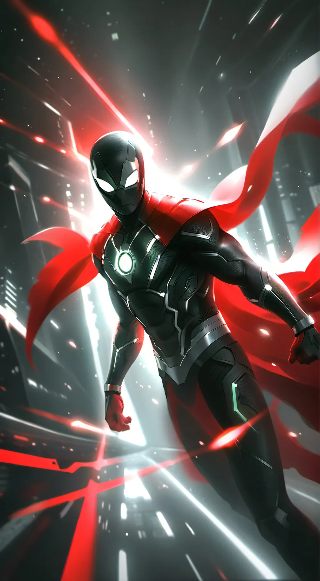 ai character: iron spider (new) background