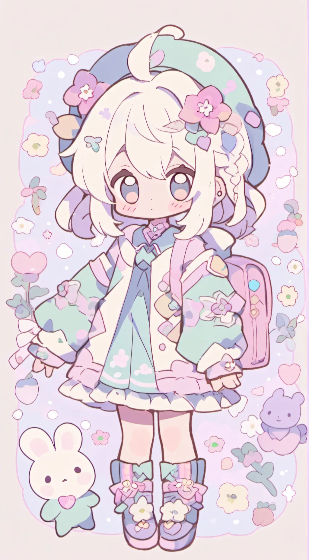 ai character: Sapphire background