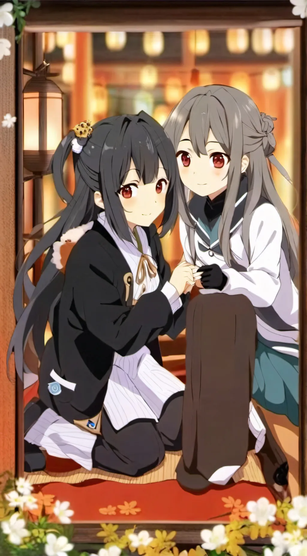 ai character: clara y Sofia  background