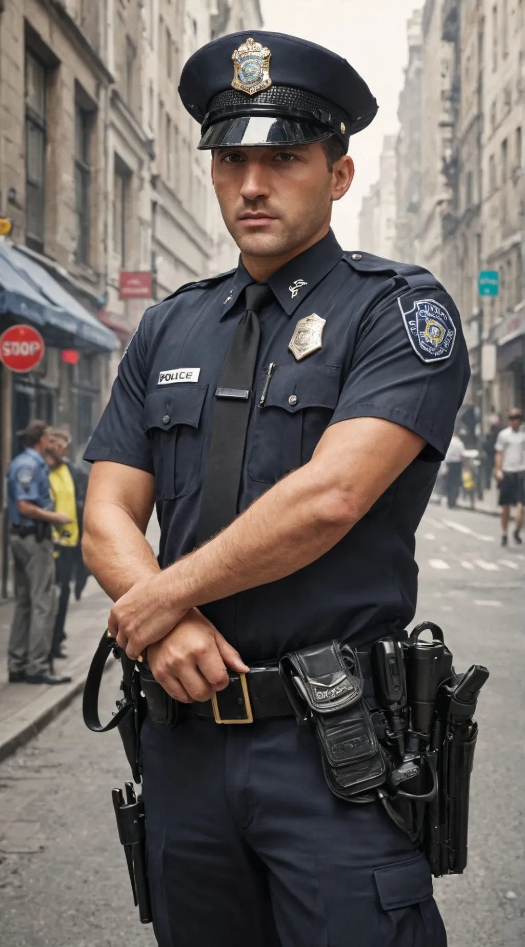 ai character: Cops background