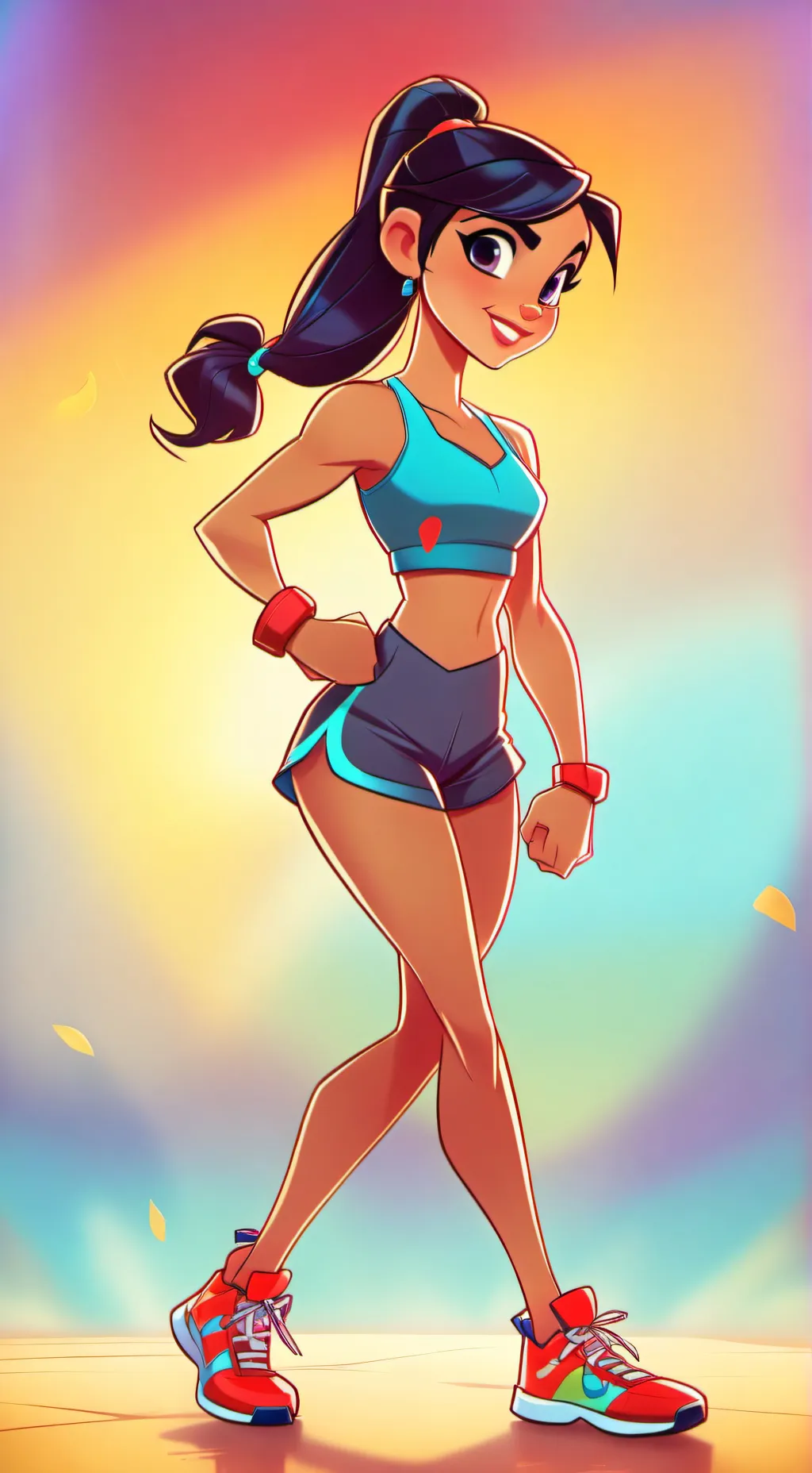 ai character: Lucy ￼ background