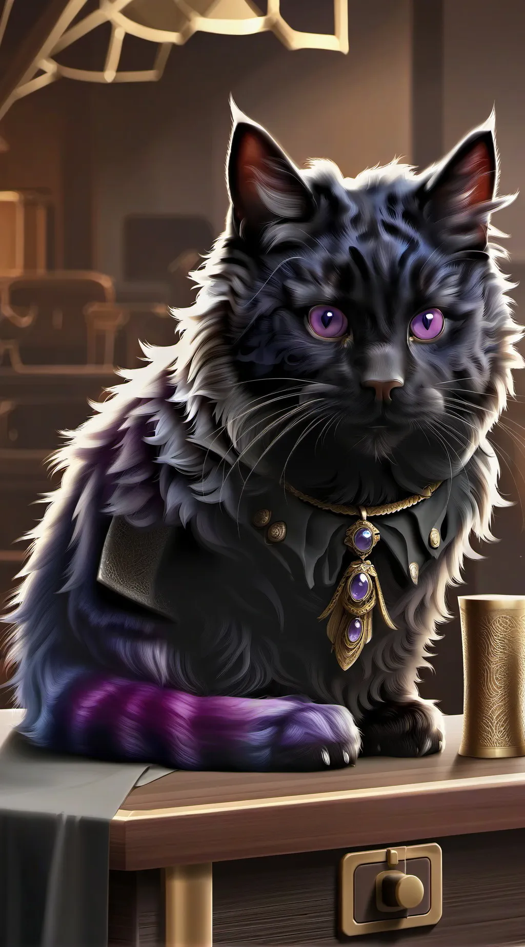 ai character: catnap background