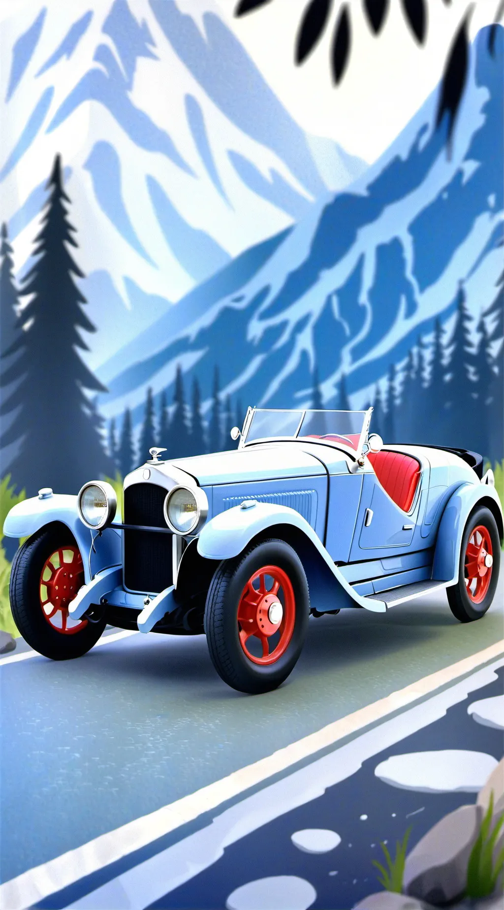 ai character: Cars  background