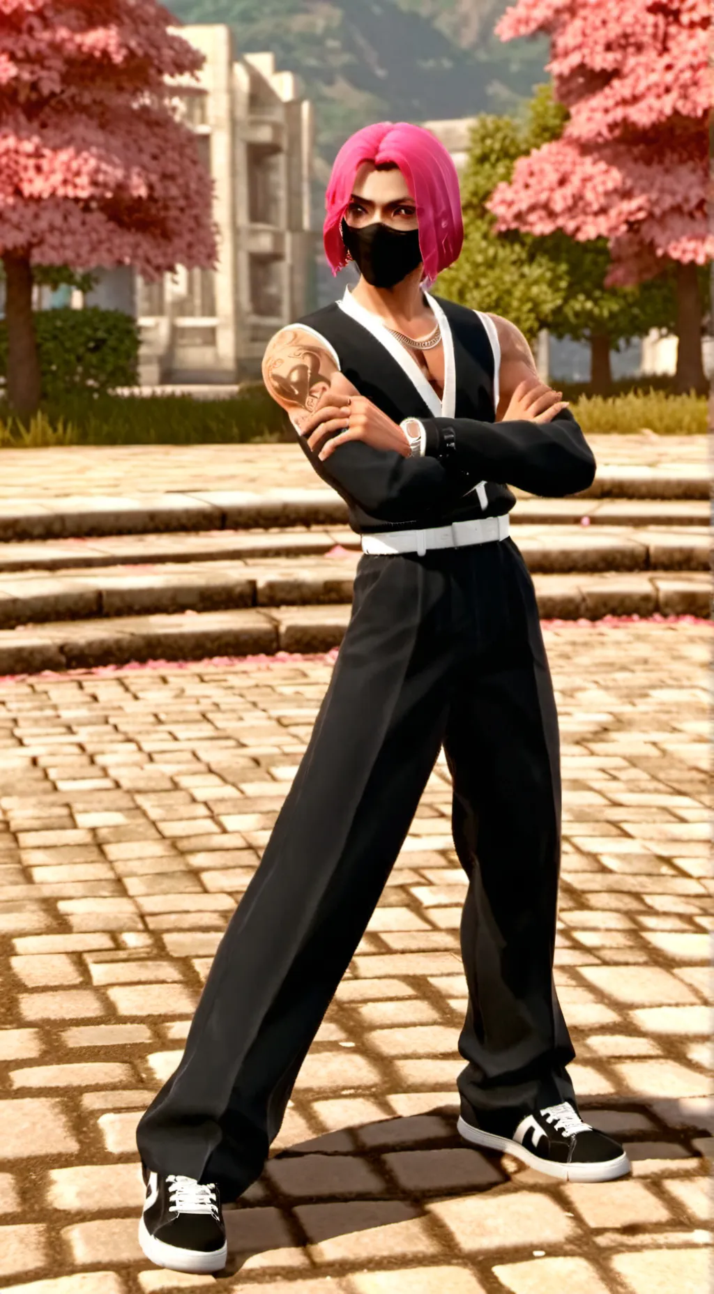 ai character: Squid game background