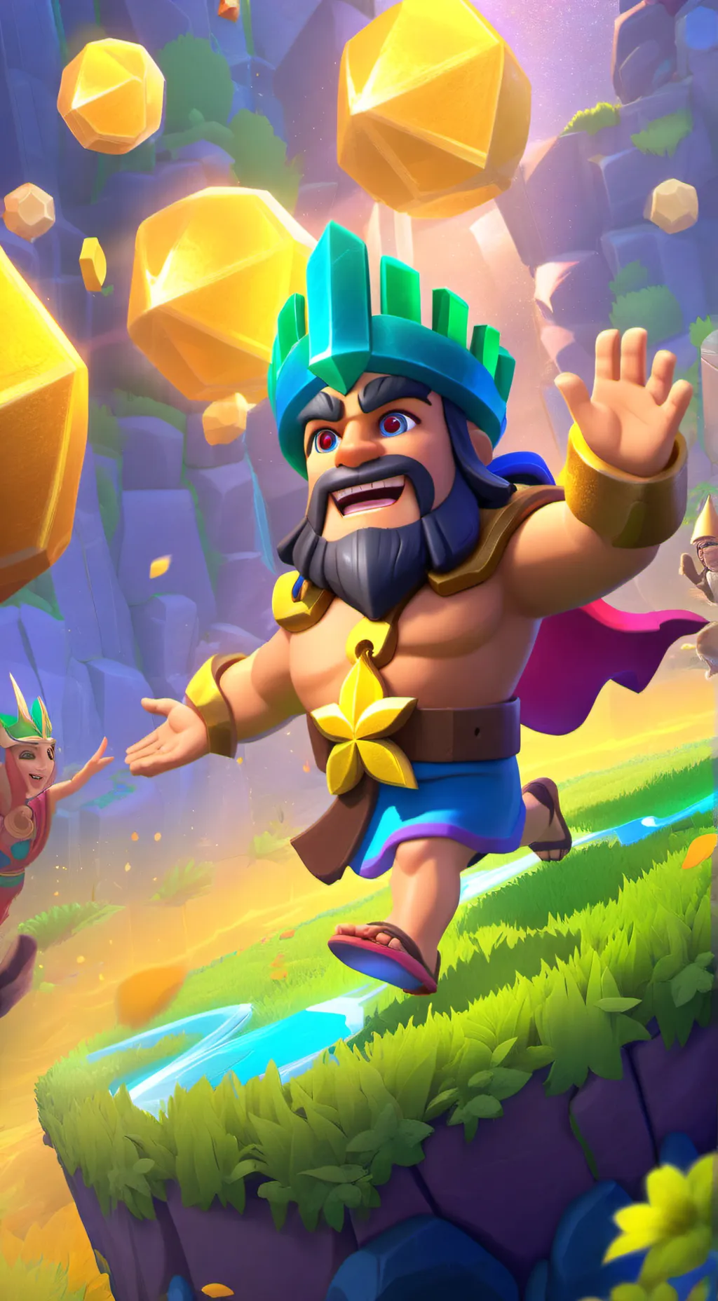 ai character: hee ha ha background