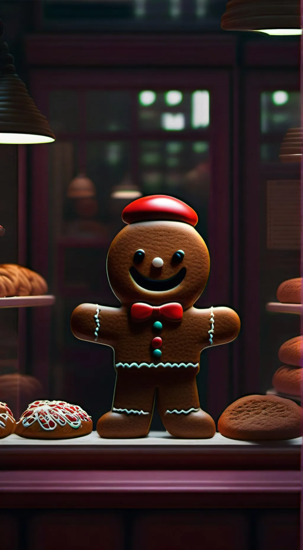 ai character: creepy Ginger background