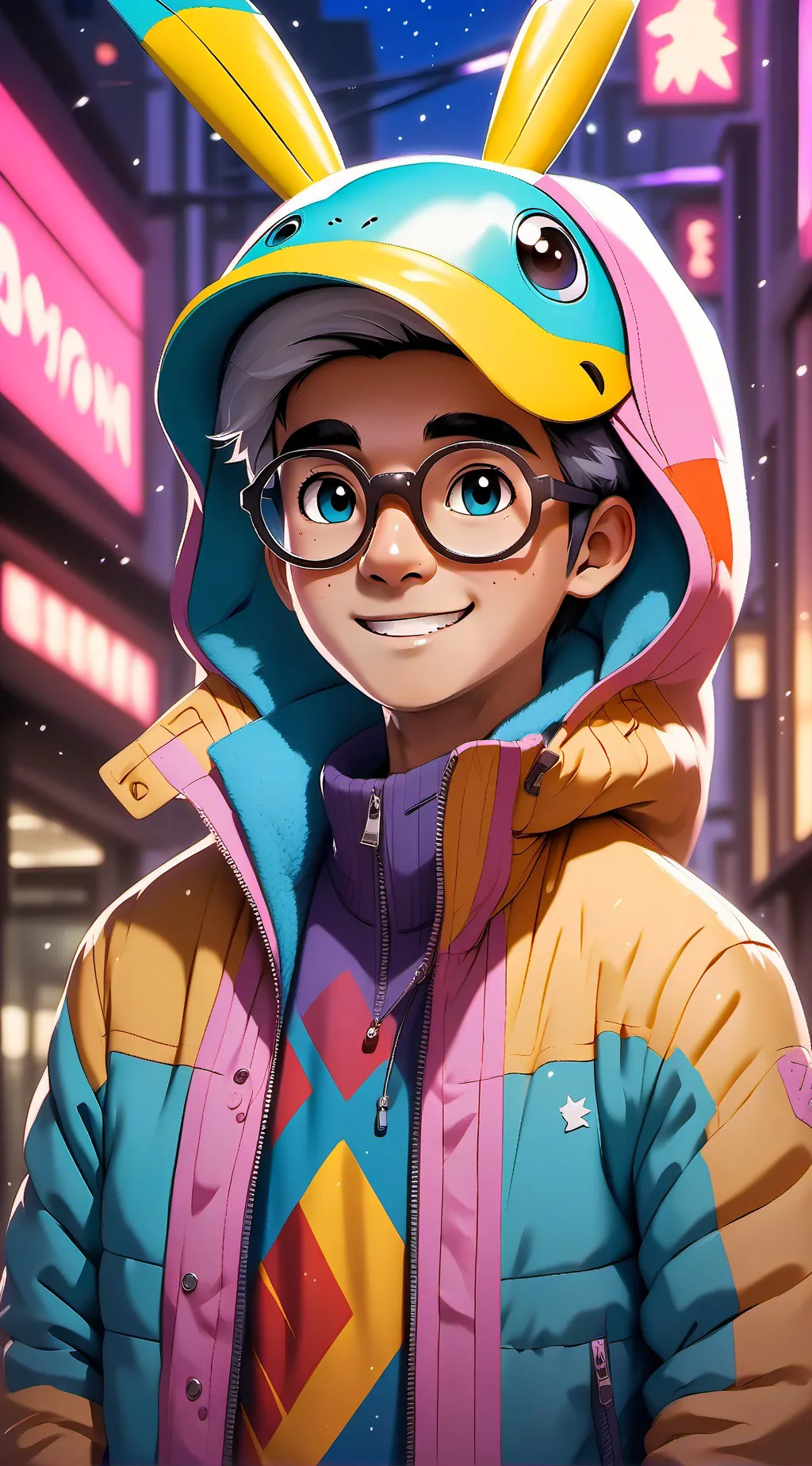 ai character: 🤑☝️alex🥱🤙 background