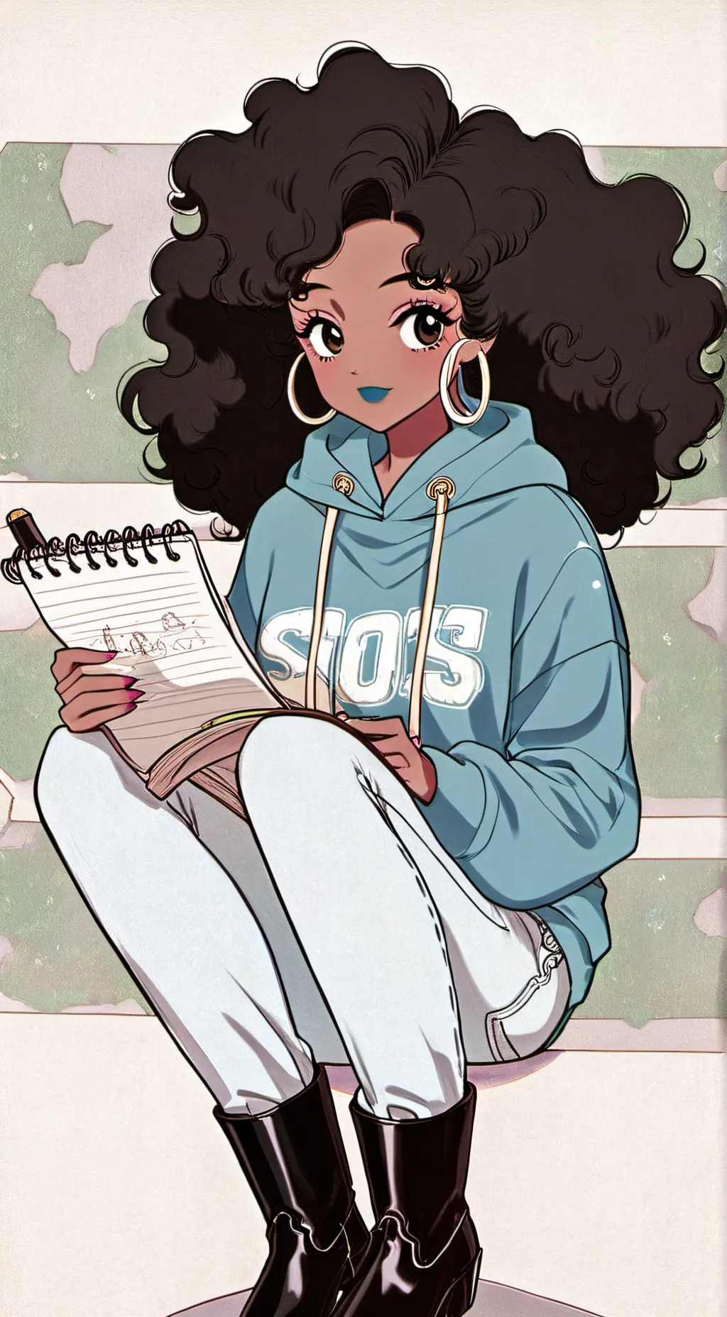 ai character: Hayley Williams  background