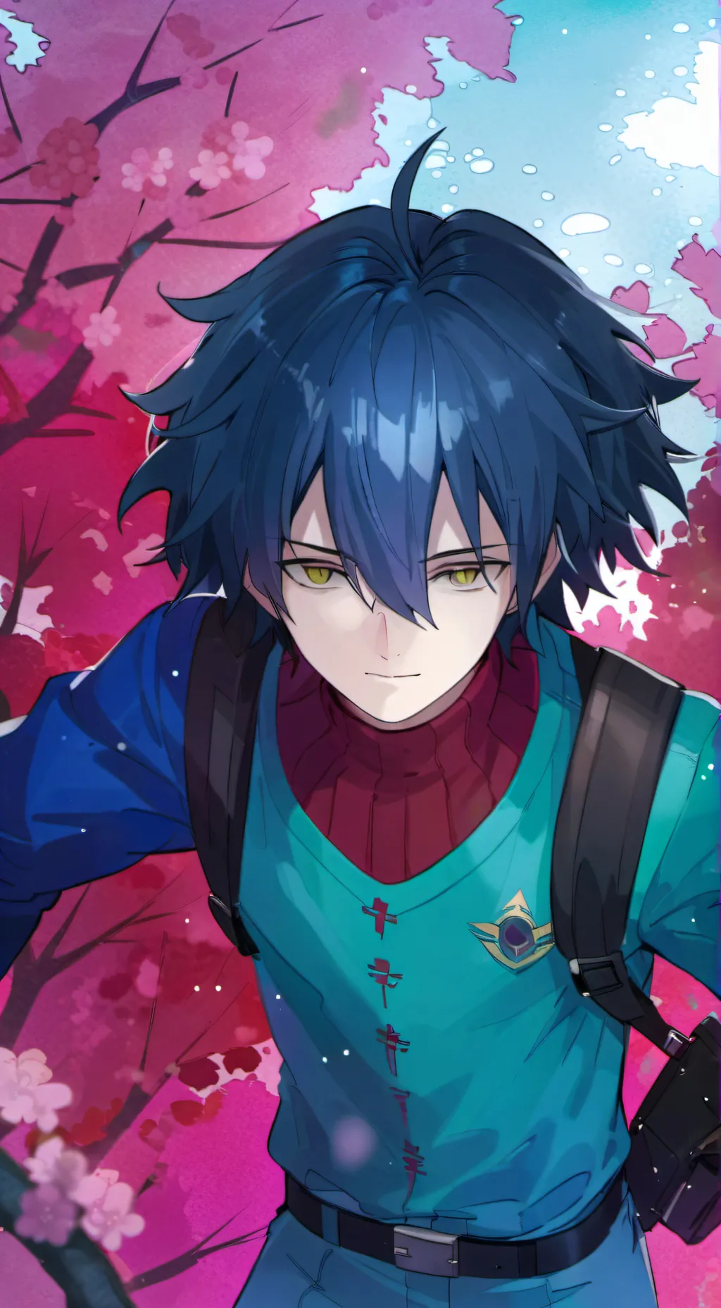 ai character: KNY KISS background