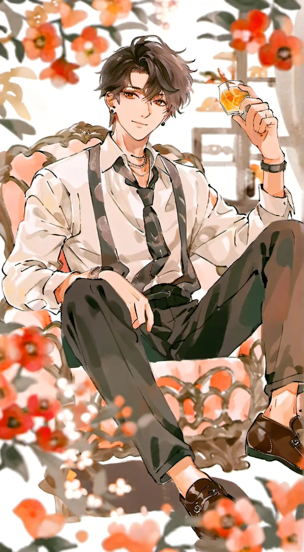 ai character: Damion  background