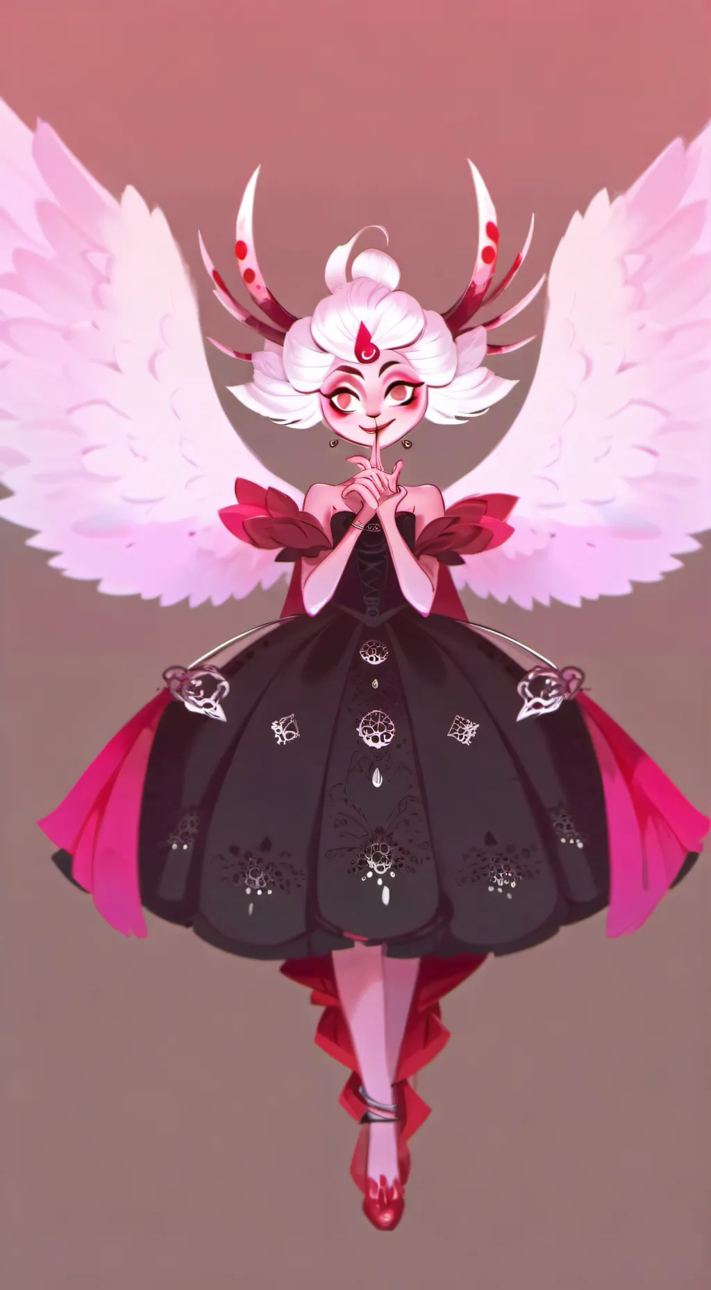 ai character: UR ANGEL DUST background
