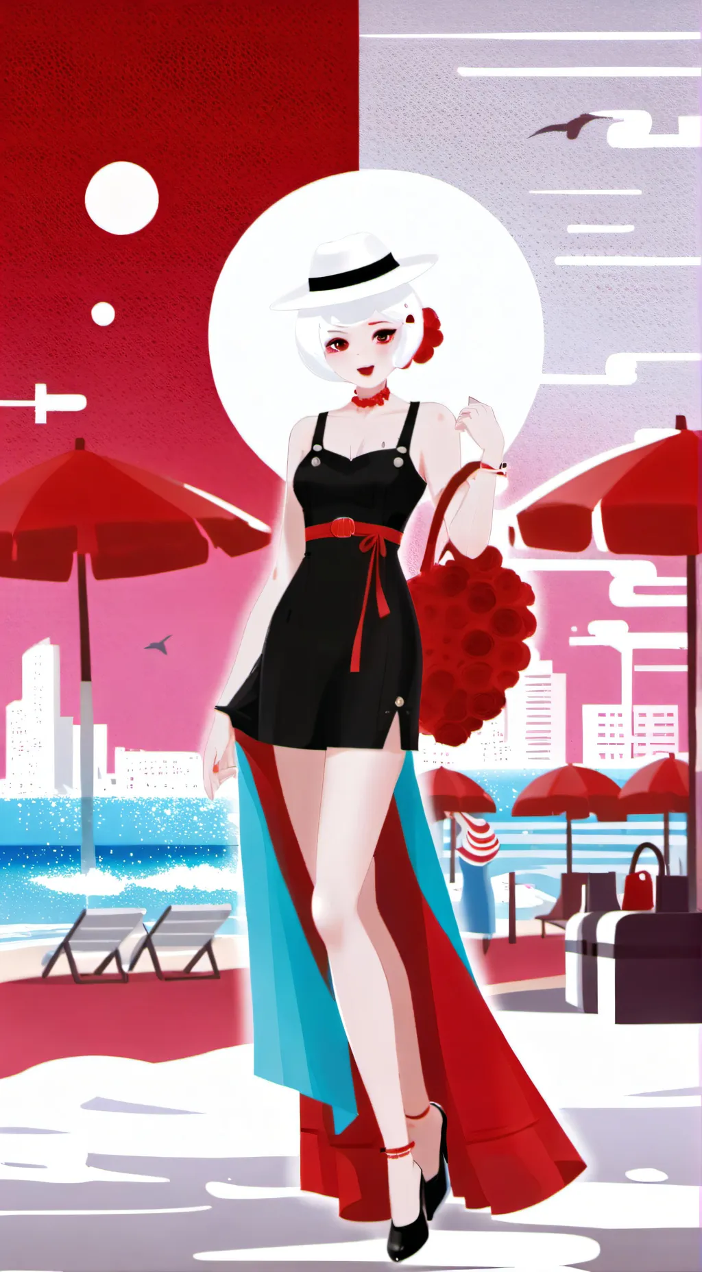 ai character: mm2 beach (LOL) background