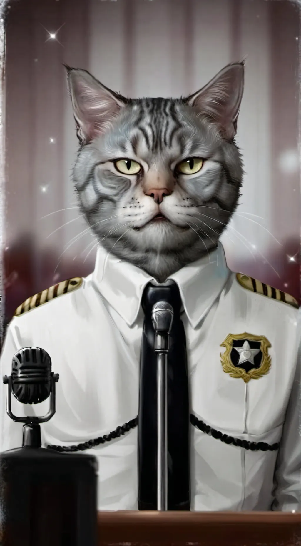 ai character: Hitler-Gato background