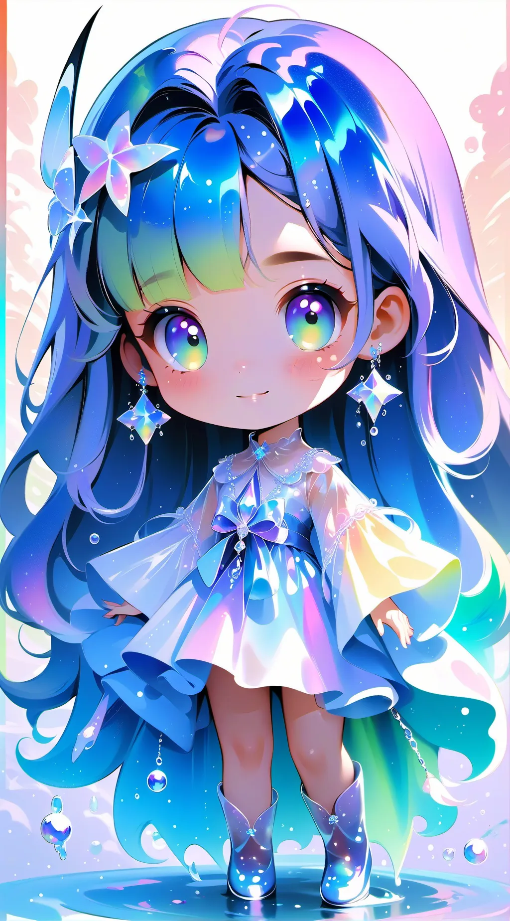 ai character: Scared kid background