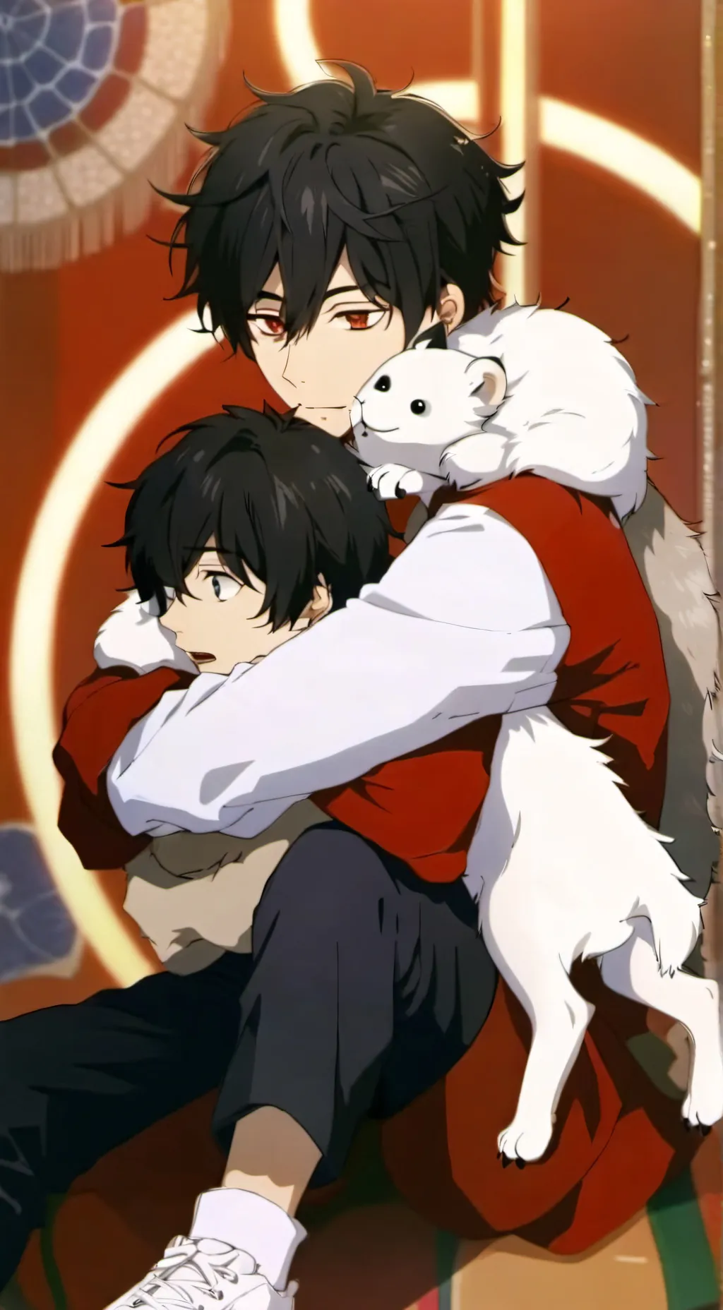 ai character: furry infection  background