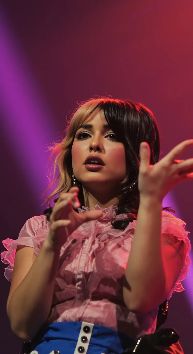 ai character: Melanie Martinez! background