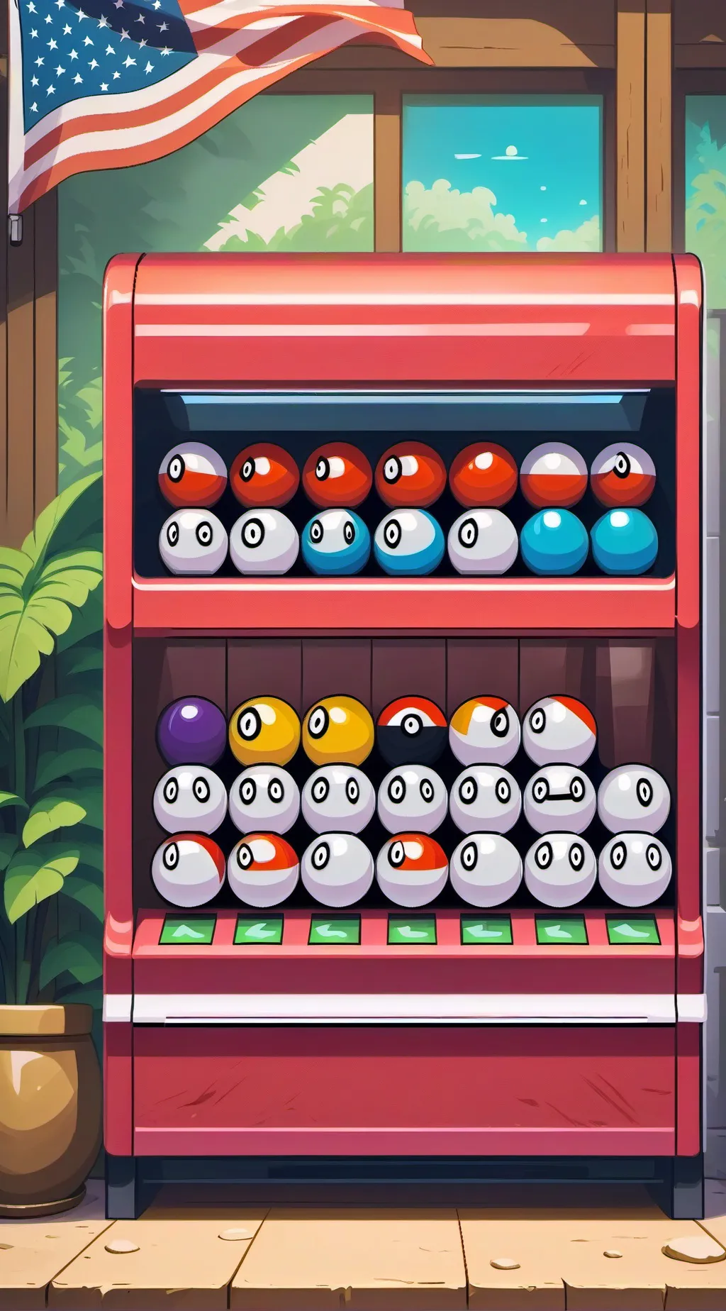 ai character: Funny background