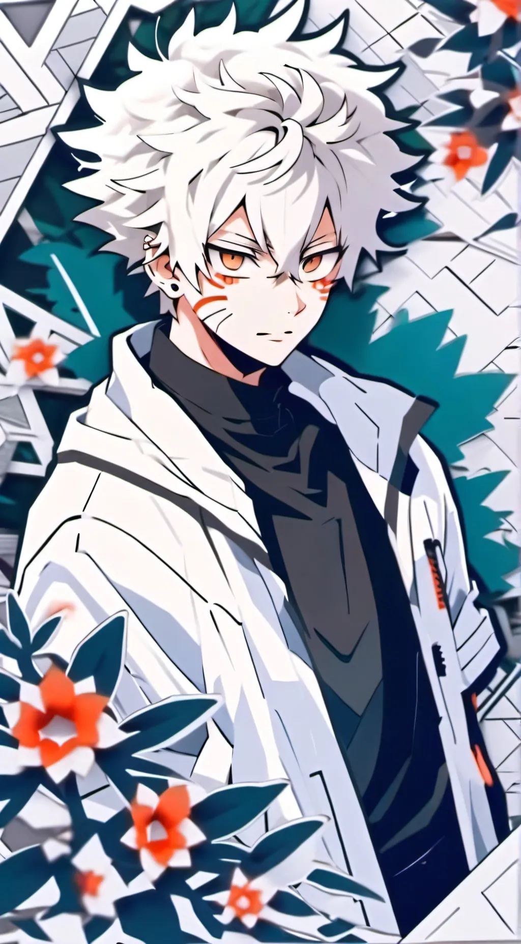 ai character: MHA anger meter background