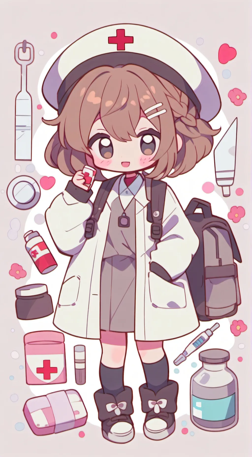 ai character: Léo background