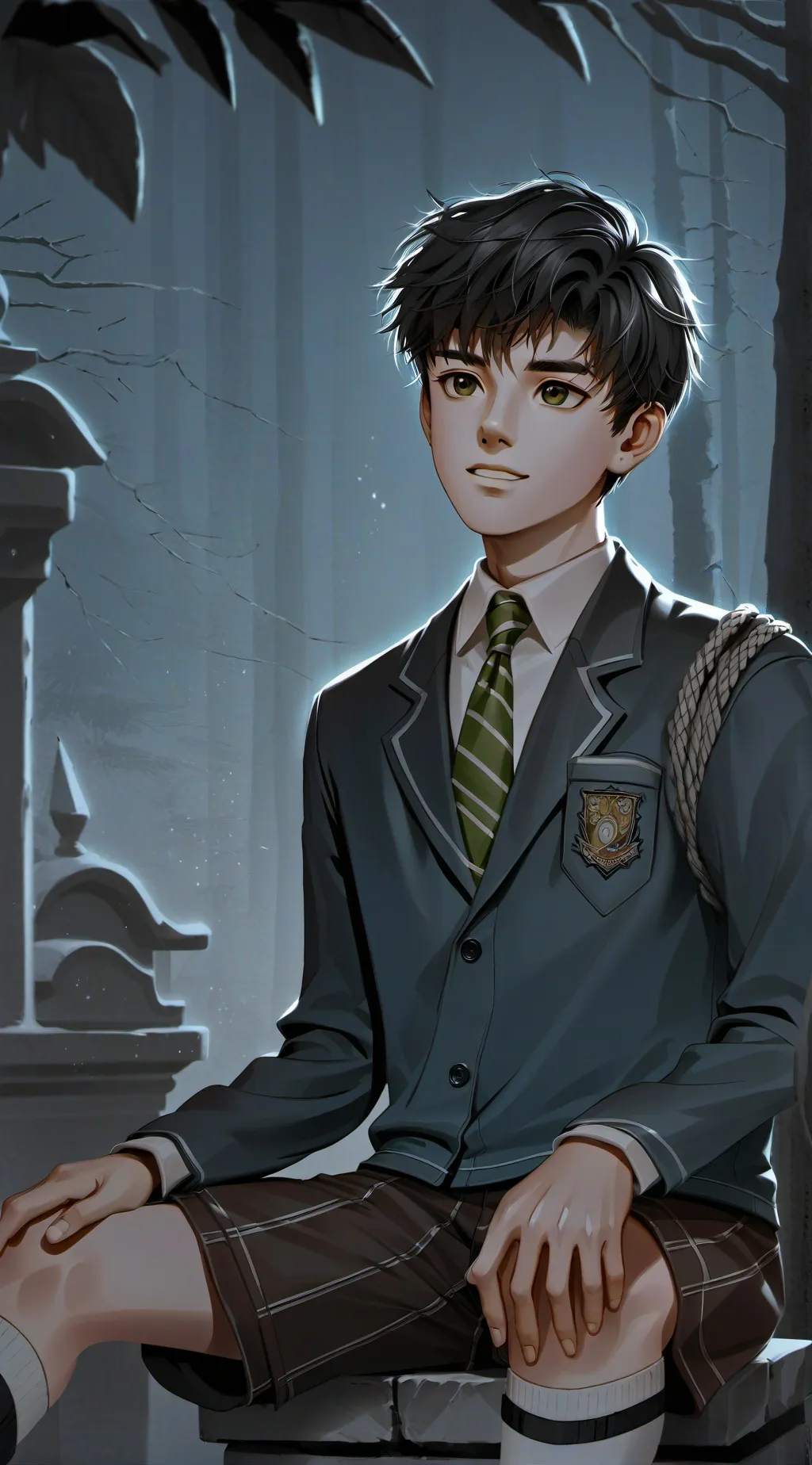 ai character: Max, the Schoolheartthrob background