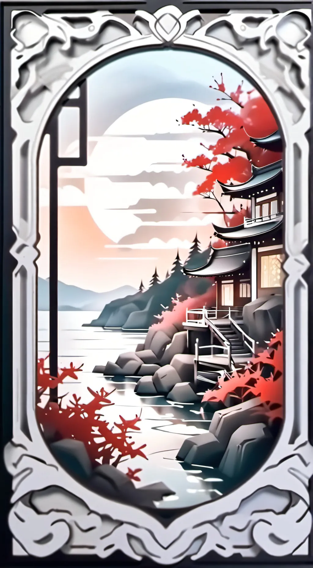 ai character: Valentines+Oc background