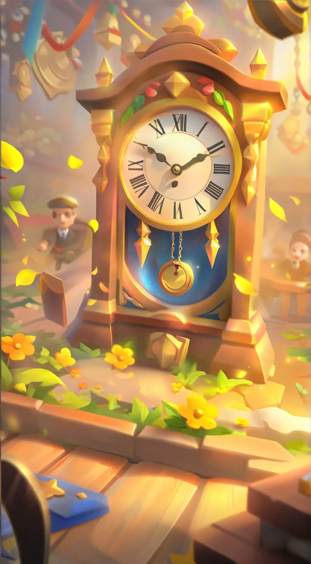 ai character: Sprunki Retake D background