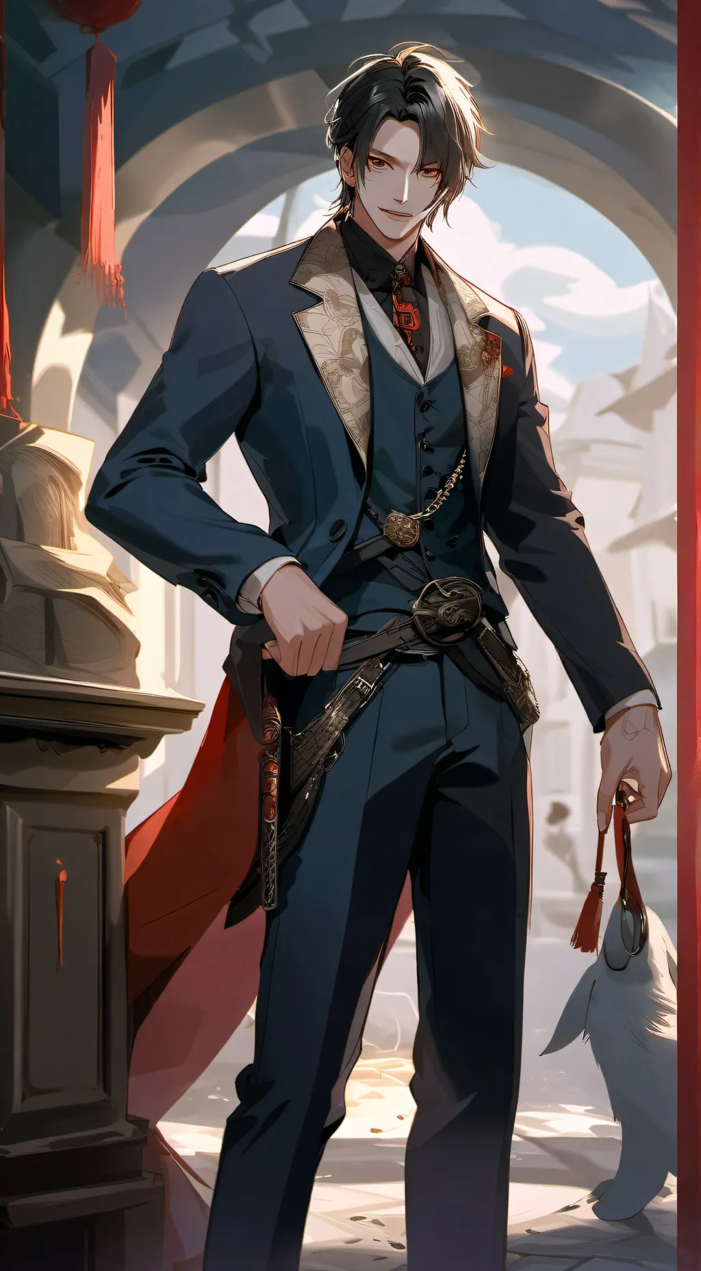 ai character: Sir tickle son background