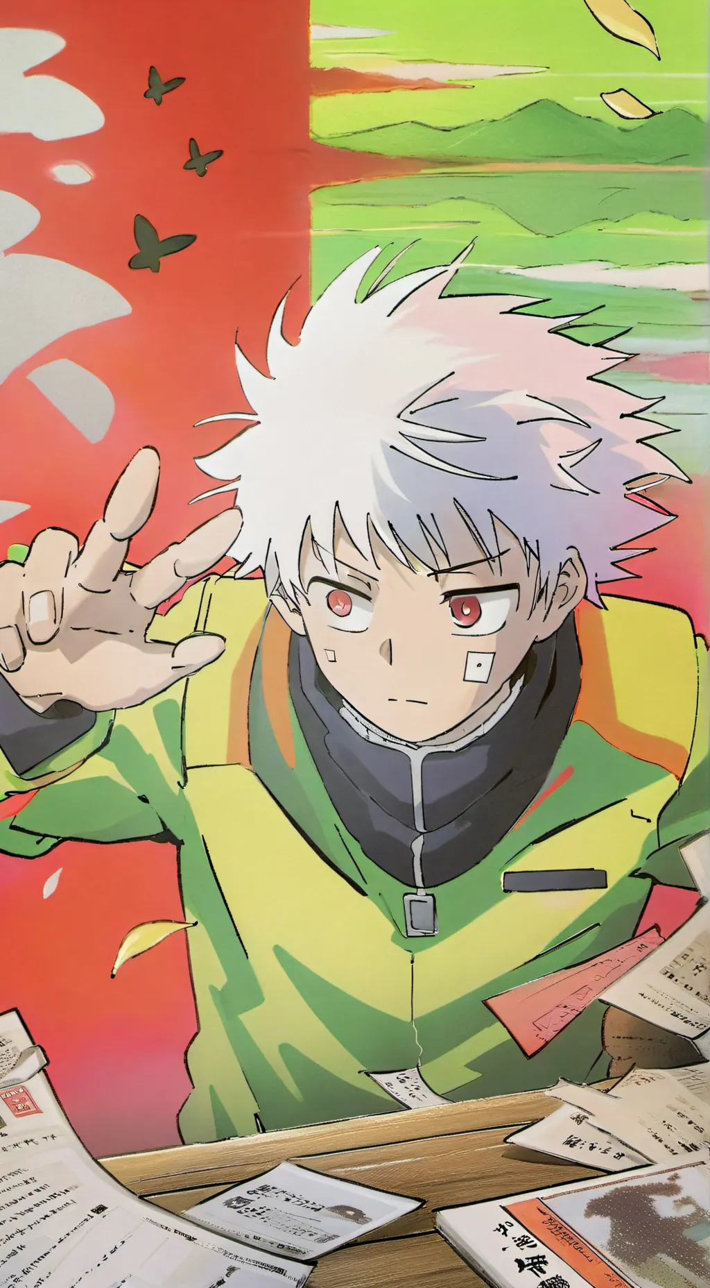 ai character: my hero academia.. background