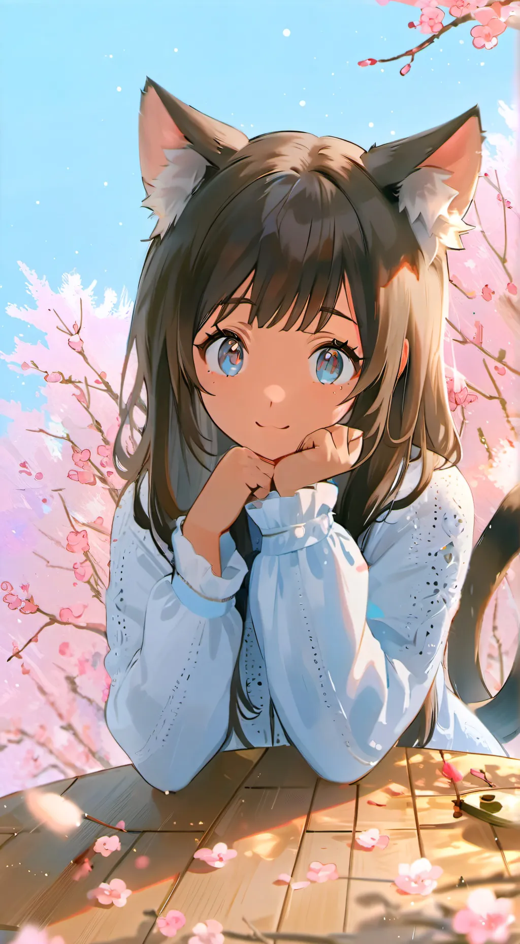 ai character: Pink Hue Furry Spirit background