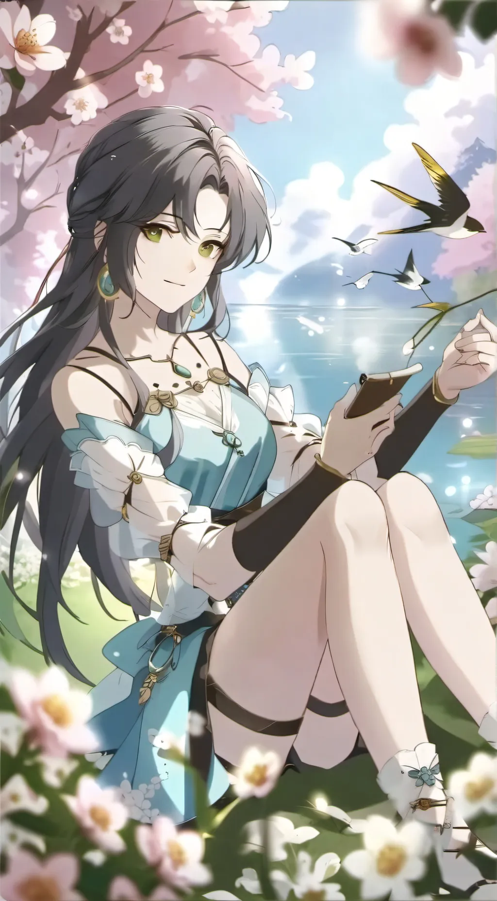 ai character: Jennie (blackpink) background