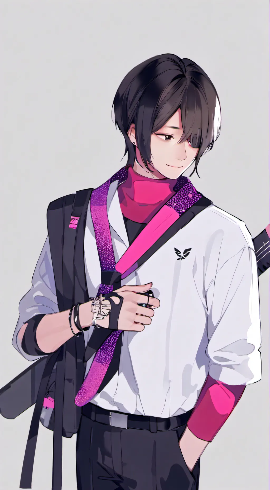 ai character: MHA new student background