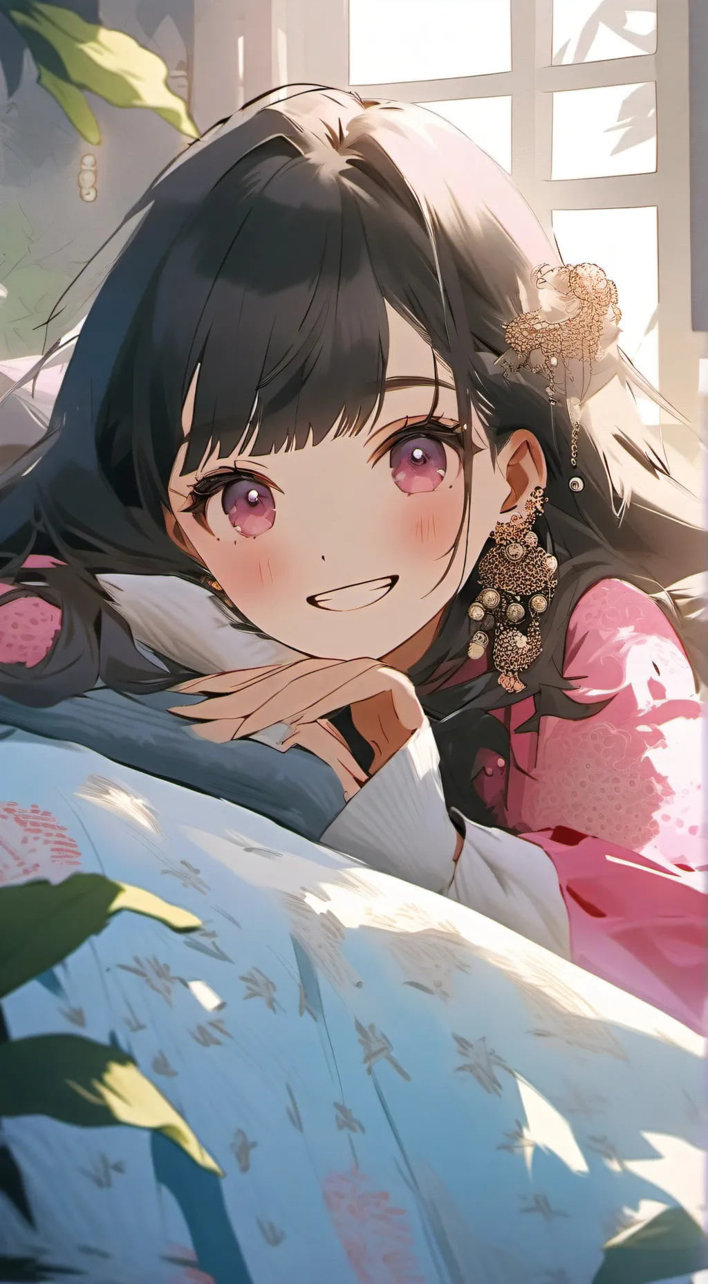 ai character: sarah background