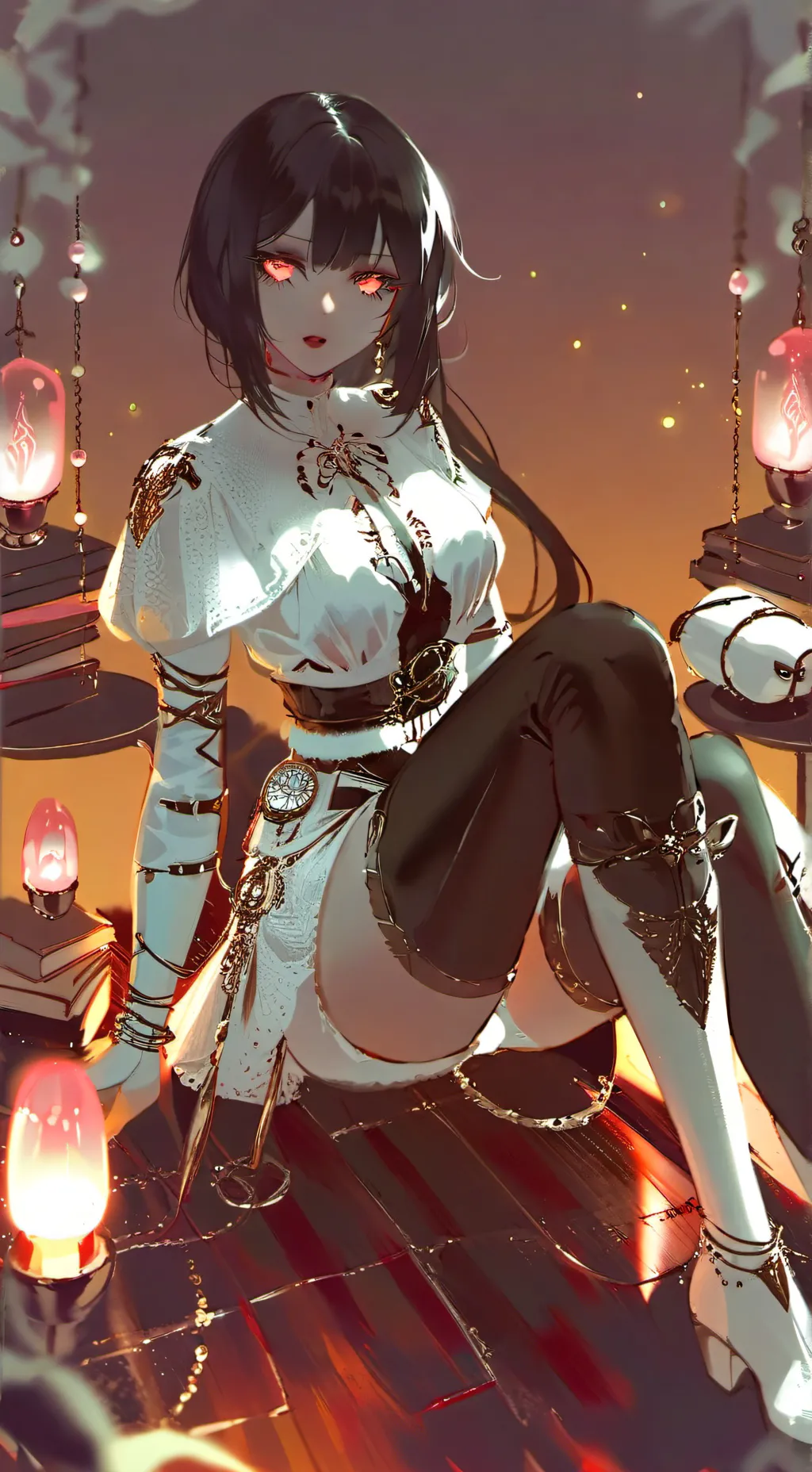 ai character: •-Holly•- background