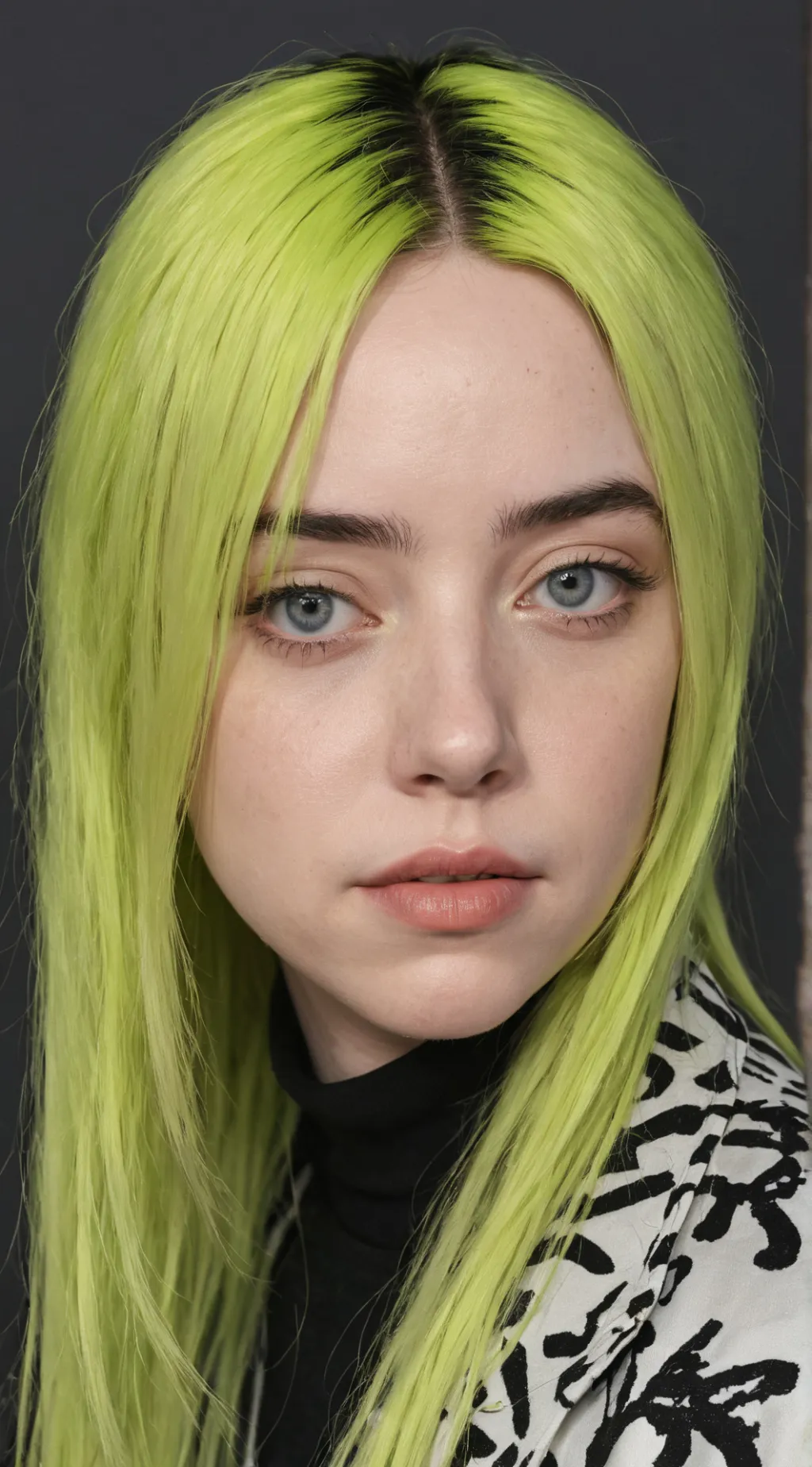 ai character: Billie Eilish background