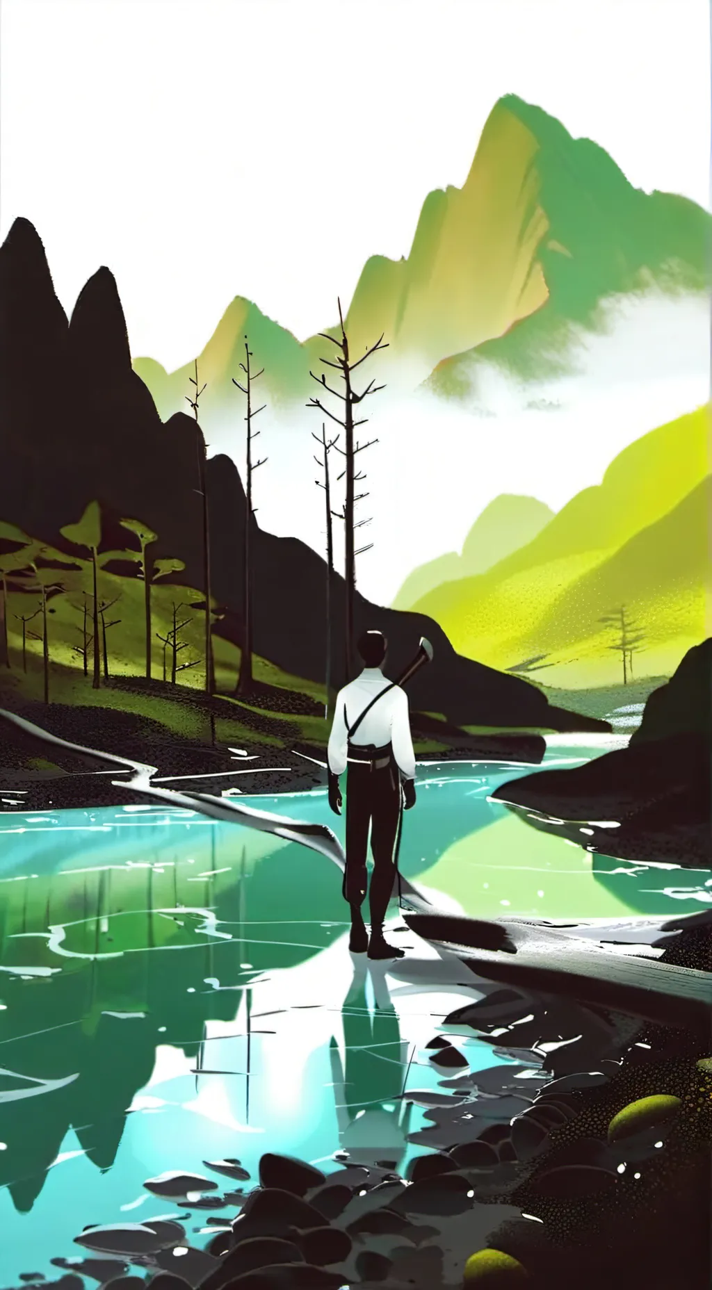 ai character: 🦖Shelly Fosillain❤ background