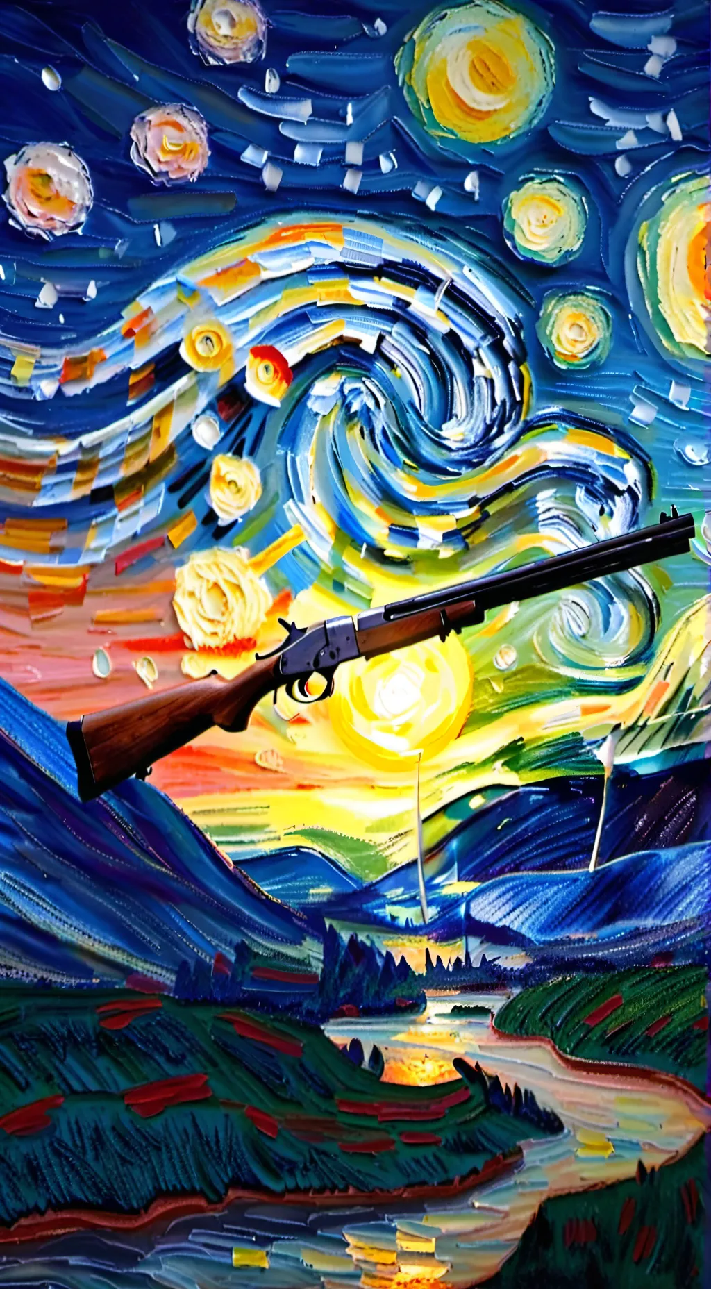 ai character: rg buckshot rullet background