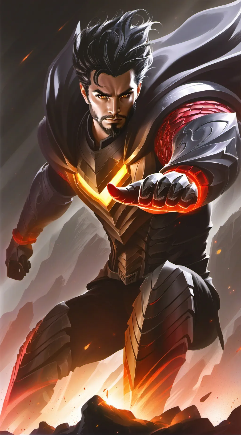 ai character: Ведьмак background