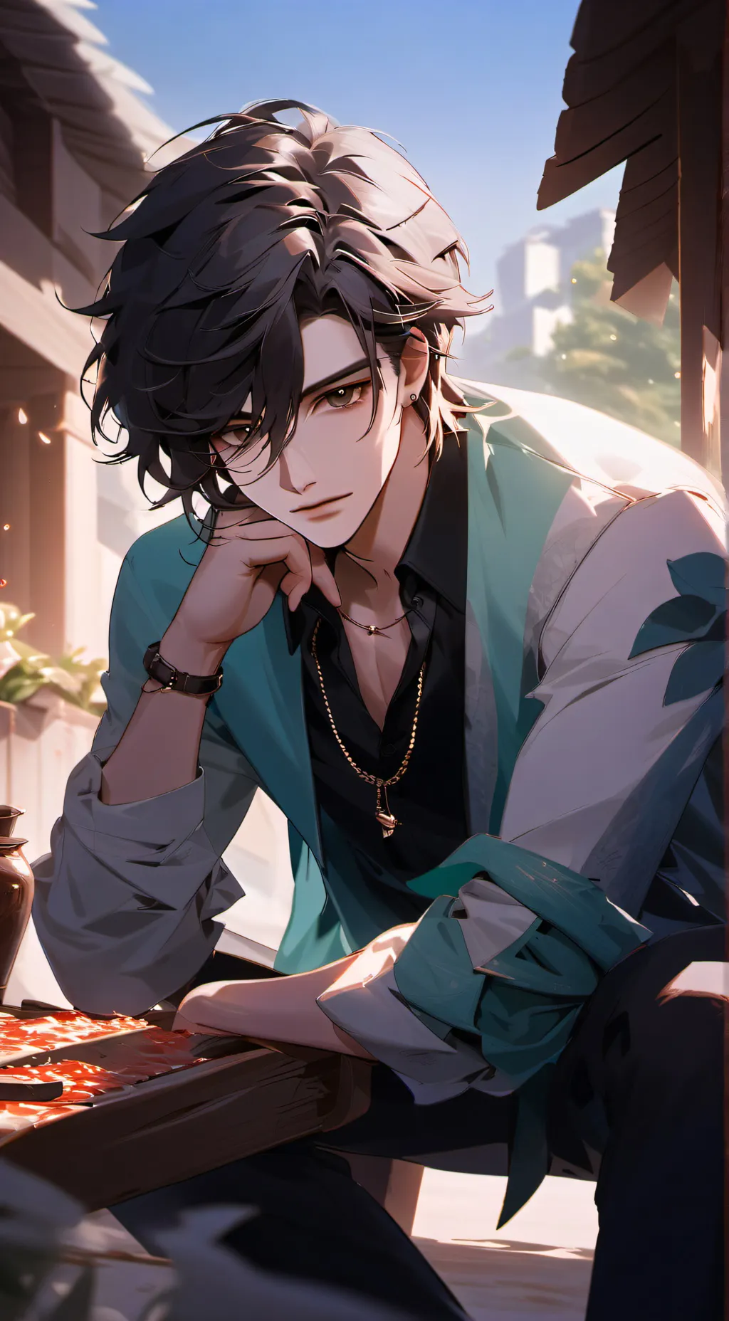 ai character: Ethan background