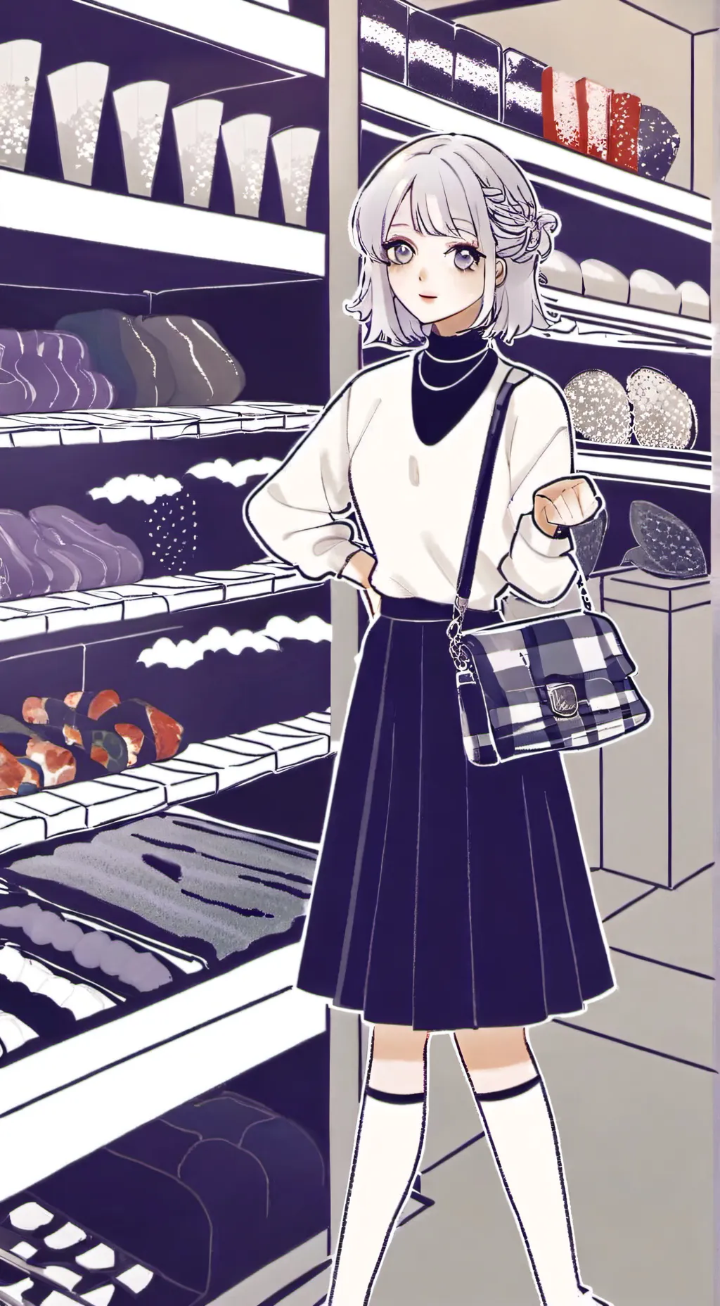 ai character: Sprunki X Karen  background